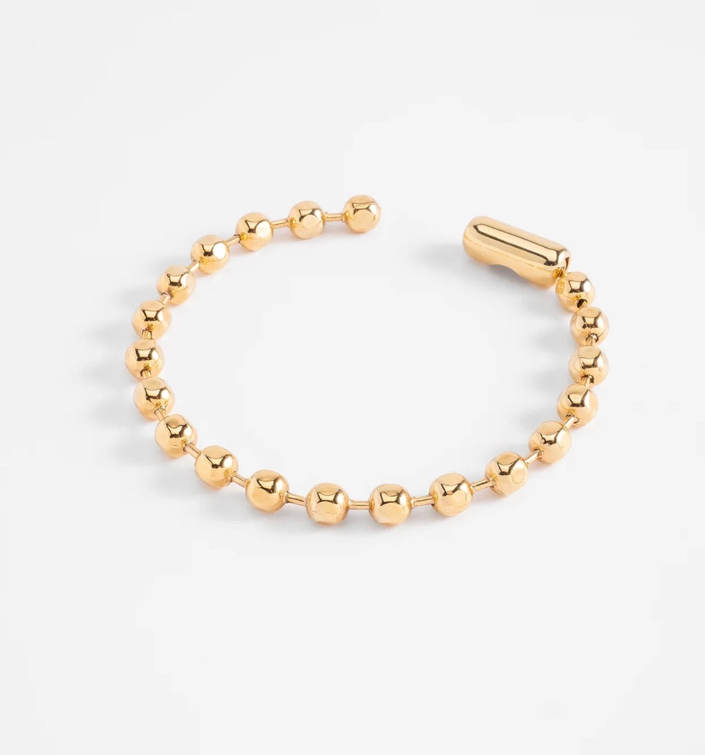 18K Gold-Plated Beaded Bracelet