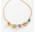 Multi-Color Crystal Statement Necklace