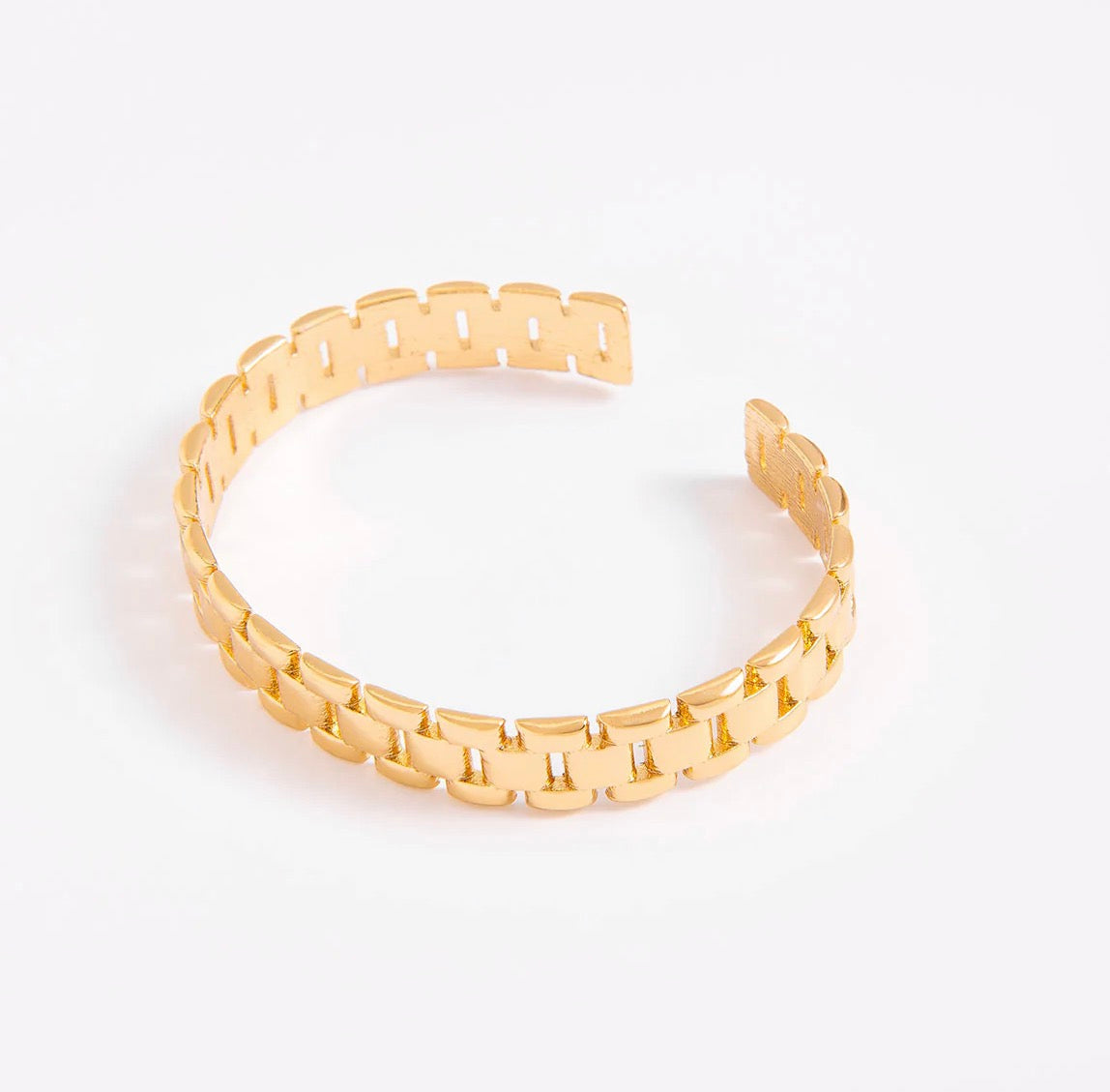 Luxe Link Gold Cuff Bracelet