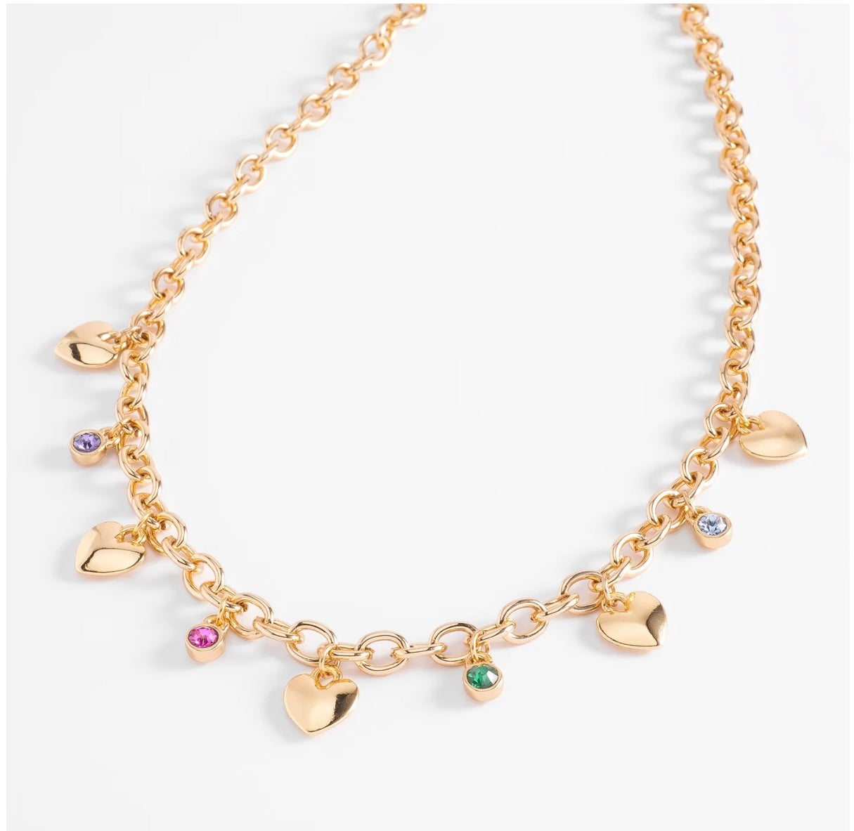 Golden Heart Charm Necklace – Limited Edition