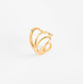 Golden Butterfly Wing Ring