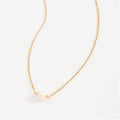Minimalist Pearl Gold Necklace