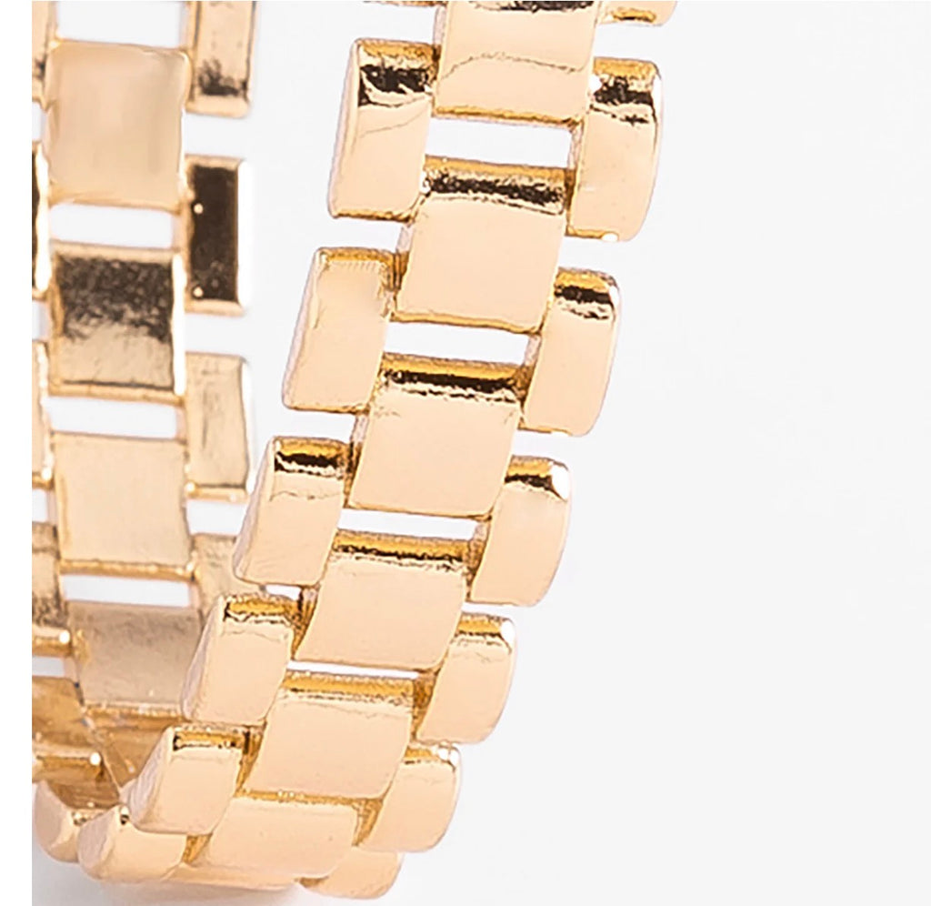 Luxe Link Gold Cuff Bracelet