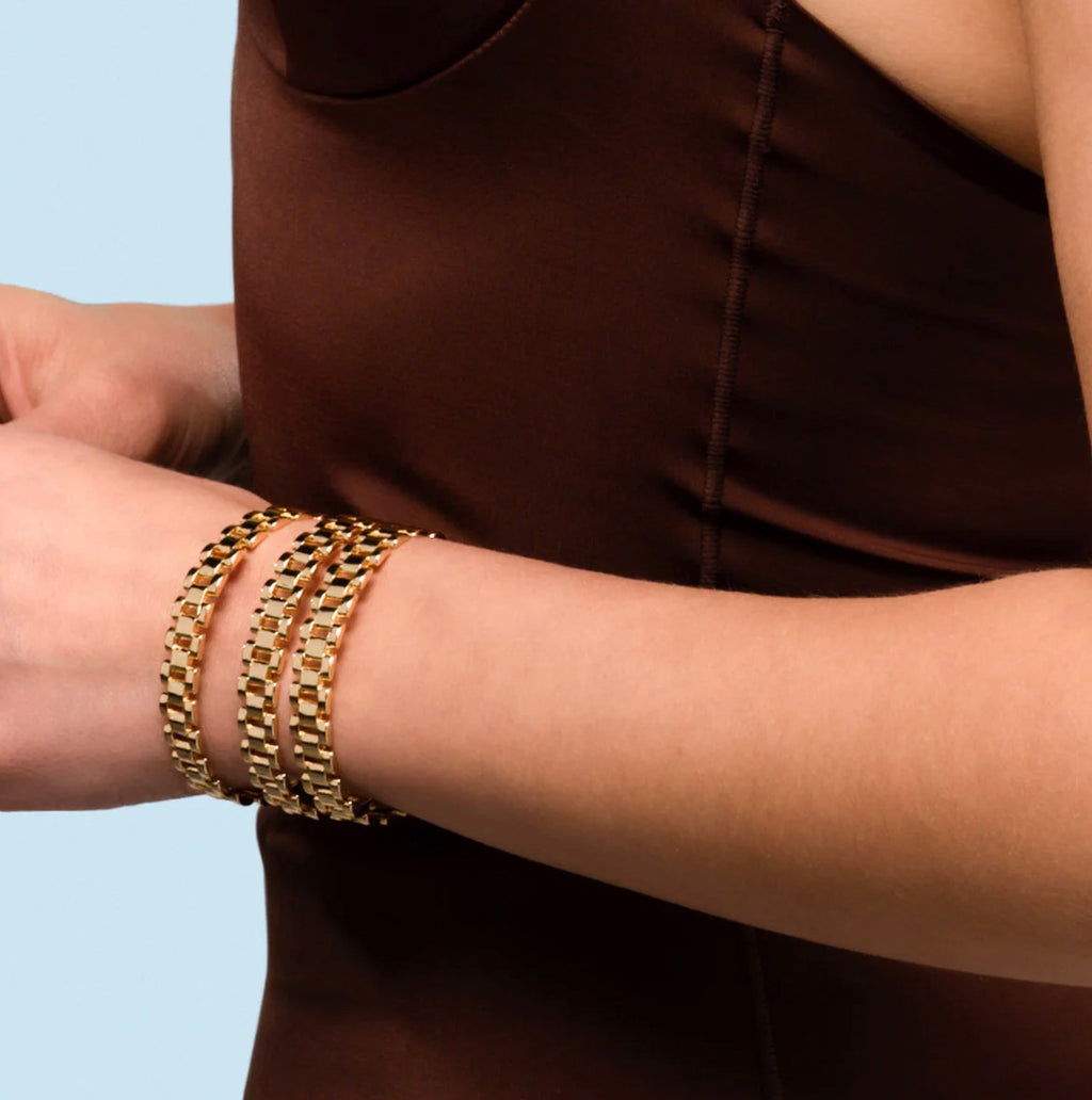 Luxe Link Gold Cuff Bracelet