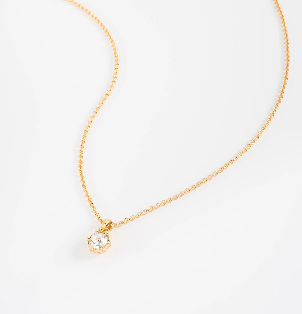 Luna Crystal Drop Necklace
