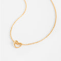Minimalist Gold Heart Necklace