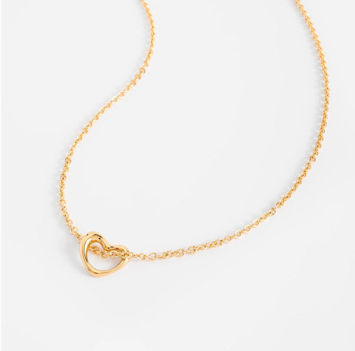Minimalist Gold Heart Necklace
