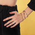 Midnight Elegance Chain Bracelet