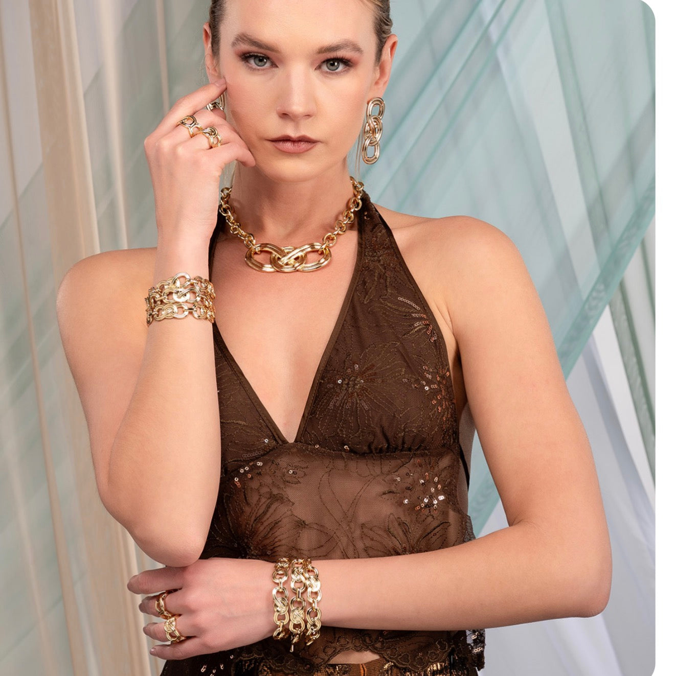 Bold Luxe Chain Bracelet – 18K Gold Plated