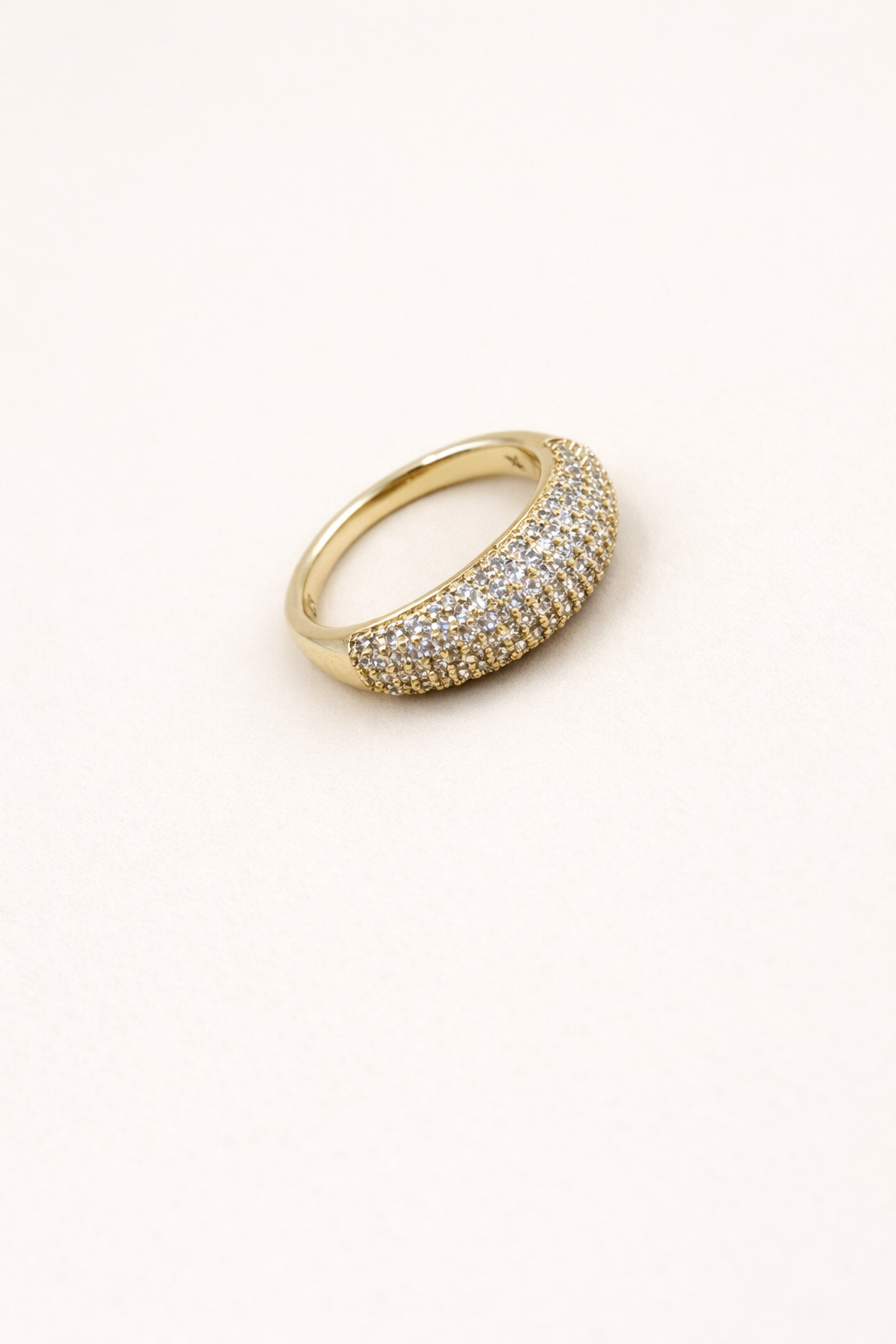 Gold Pavé Band Ring