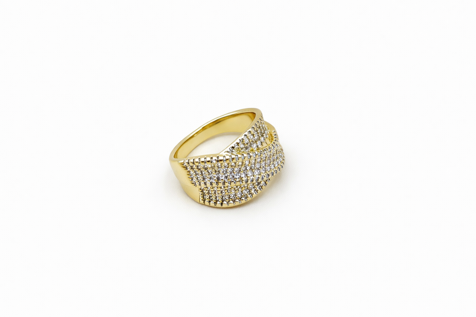 Golden Luxe Pavé Ring
