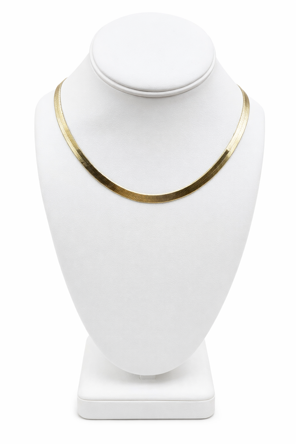 Gold Herringbone Necklace – 16”