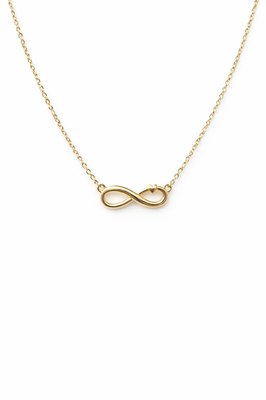 Infinity Heart Necklace – Gold Plated