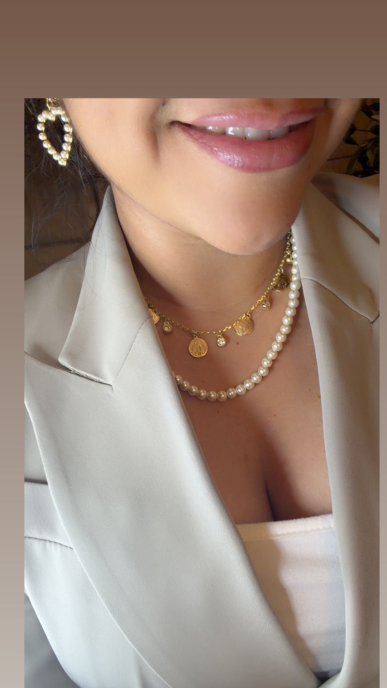 Classic Pearl Statement Necklace